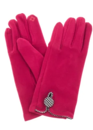 UNTUCKit Gloves, Scarves & Hats*Accessories By Park Lane Houndstooth Button Gloves