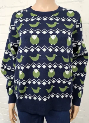 UNTUCKit Tops & Cardigans*Alice Collins Sheep Jumper Navy