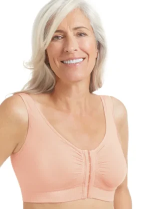 UNTUCKit Pocketed Bras|Front Fastening Bras*Amoena Clara Soft Front Fastening Bra Nude