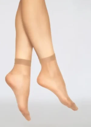 UNTUCKit Hosiery*Andrea Bucci Silk 15 Denier 2 Pair Pack Ankle High