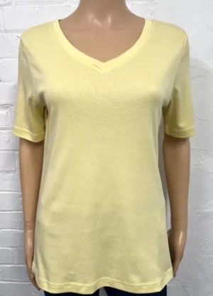 UNTUCKit Tops & Cardigans*Brandtex V-Neck T-Shirt Yellow