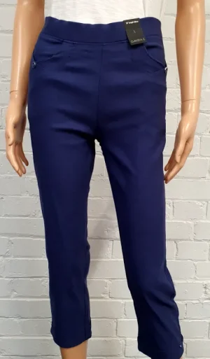 UNTUCKit Skirts & Trousers*Claudia C Crops With Pockets Blue