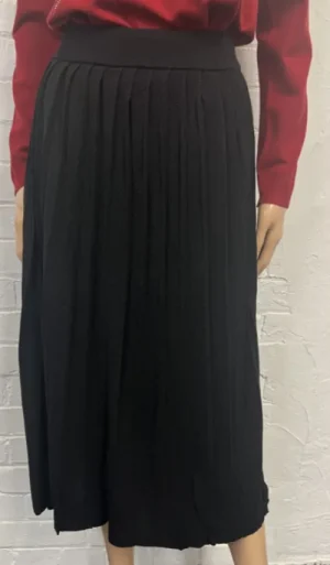 UNTUCKit Skirts & Trousers*Claudia C Pleated Crinkled Skirt Black