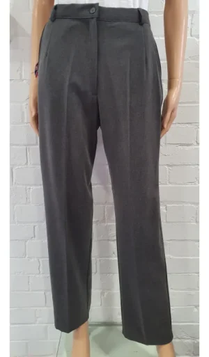 UNTUCKit Skirts & Trousers*Constance Wood Classic Zip Front Trouser Grey