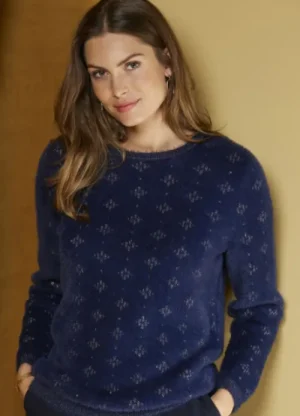 UNTUCKit Tops & Cardigans*Damart Sparkle Soft Jumper Navy