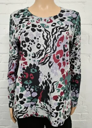 UNTUCKit Tops & Cardigans*Forever One Leopard Print Top Purple