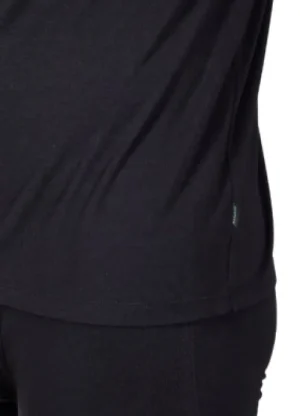 UNTUCKit Underwear*Haigman Bamboo Cotton Comfort Classic Short Sleeve T-Shirt Black