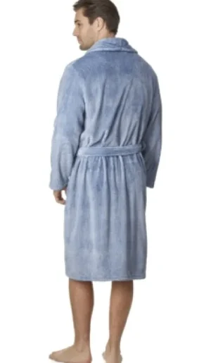 UNTUCKit Nightwear*Haigman Supersoft Herringbone Wrap Robe
