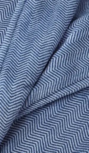 UNTUCKit Nightwear*Haigman Supersoft Herringbone Wrap Robe