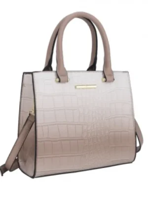 UNTUCKit Bags & Purses*Hampton Andra Croc Double Handle Grab Bag Teal