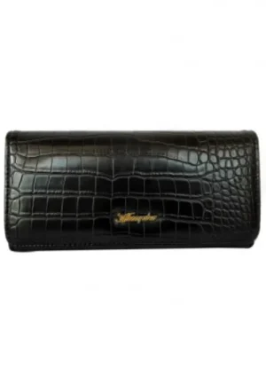 UNTUCKit Bags & Purses*Hampton Faux Croc Large Purse Black