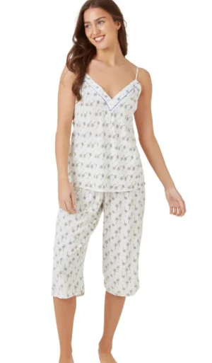 UNTUCKit Pyjamas*Indigo Sky Palm Pyjama Set Blue