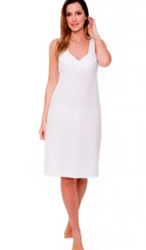 UNTUCKit Slips*JD Collection 100% Cotton Full Slip With Wide Straps Black