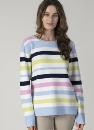 UNTUCKit Tops & Cardigans*Jessica Graaf Bright Stripe Ella Jumper Lime