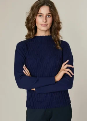 UNTUCKit Tops & Cardigans*Jessica Graaf High Neck Jumper Navy