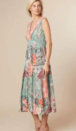 UNTUCKit Dresses*Jessica Graaf Olive Sleeveless Dress Green