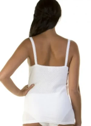 UNTUCKit Vests*La Marquise Cotton Pointelle Camisole Vest