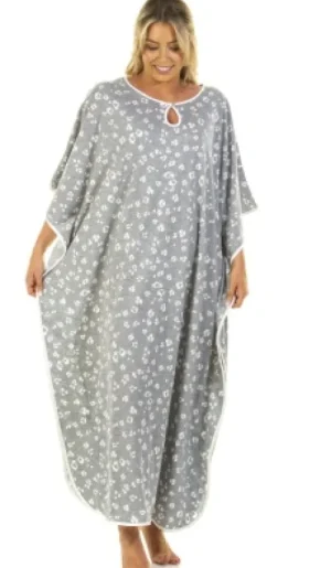 UNTUCKit Housecoats*La Marquise Heather Leopard Print Kaftan