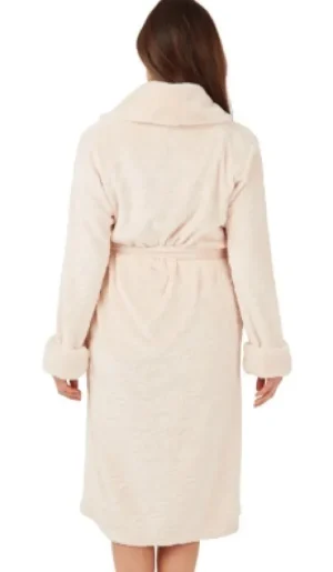 UNTUCKit Housecoats*Marlon Shawl Collar Robe With Faux Fur Trim