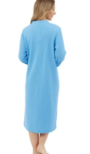 UNTUCKit Housecoats*Marlon Waffle Housecoat With Zipper And Tassle