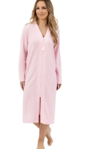 UNTUCKit Housecoats*Marlon Waffle Housecoat With Zipper And Tassle