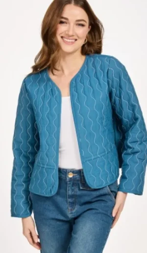 UNTUCKit Coats & Jackets*Mudflower Reversible Quilted Jacket Floral