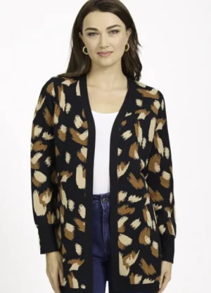 UNTUCKit Tops & Cardigans*Mudflower Stroke Knit Cardigan Camel