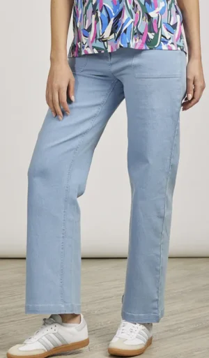 UNTUCKit Skirts & Trousers*Mudflower Wide Leg Jeans Denim