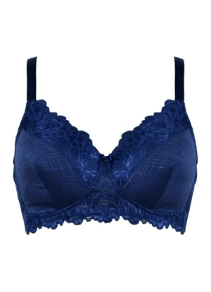 UNTUCKit Pocketed Bras*Naturana Padded Mastectomy Bra Navy