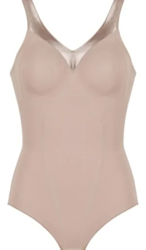 UNTUCKit Corsetry*Naturana Panty Corset With Satin Trim Beige