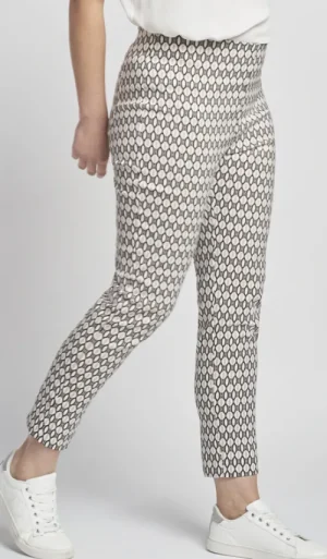 UNTUCKit Skirts & Trousers*Pinns Buttercup Slim Leg Bengaline Ankle Grazer With Back Split Taupe