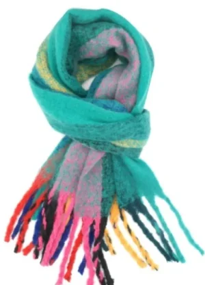 UNTUCKit Gloves, Scarves & Hats*Pure Fashions Bright Stripe Chunky Cosy Scarf