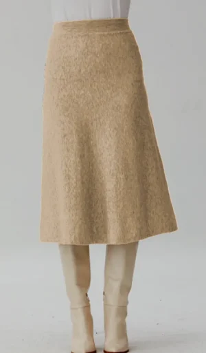 UNTUCKit Skirts & Trousers*Scorzzo A Line Pull On Skirt Beige