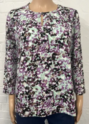 UNTUCKit Tops & Cardigans*Signature  Multi Print Top Lilac