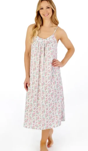UNTUCKit Nightdresses*Slenderella Ditsy Floral Strappy Nightdress Pink