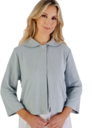 UNTUCKit Bed Jackets*Slenderella Ribbed Single Button Bedjacket