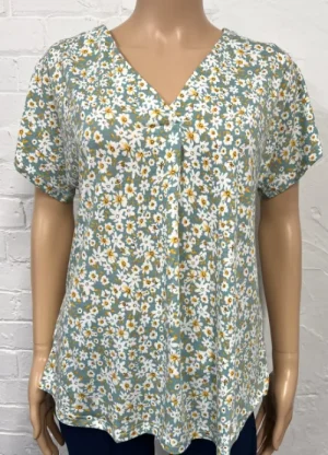 UNTUCKit Tops & Cardigans*Sugar Crisp Short Sleeve Floral Top Mixed