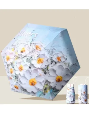 UNTUCKit Umbrellas*Superbia Artist Inspired Mini Umbrellas Blue