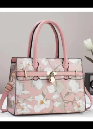 UNTUCKit Bags & Purses*Superbia Italy Medium Two Toned Floral Tote Bag