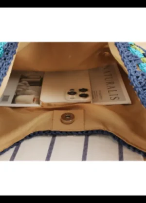 UNTUCKit Bags & Purses*Superbia Italy Medium Two Toned Straw Bag