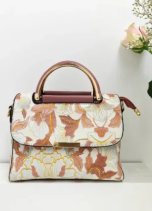 UNTUCKit Bags & Purses*Superbia Italy Small Floral Top Handle Bag