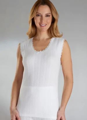 UNTUCKit Vests*Vedonis Sleeveless Top Vest White