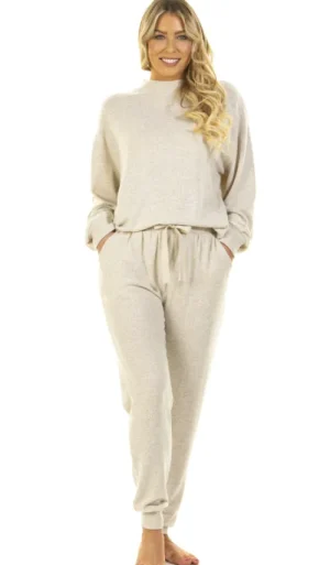 UNTUCKit Pyjamas*Wysteria Lane Cloud Lounge Pyjama Set Beige